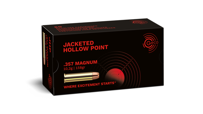 357 Magnum 158gr JHP Geco