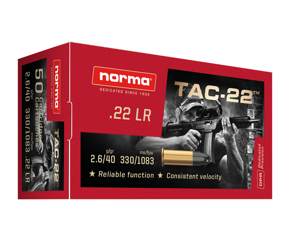 22 LR Norma Subsonic 40gr
