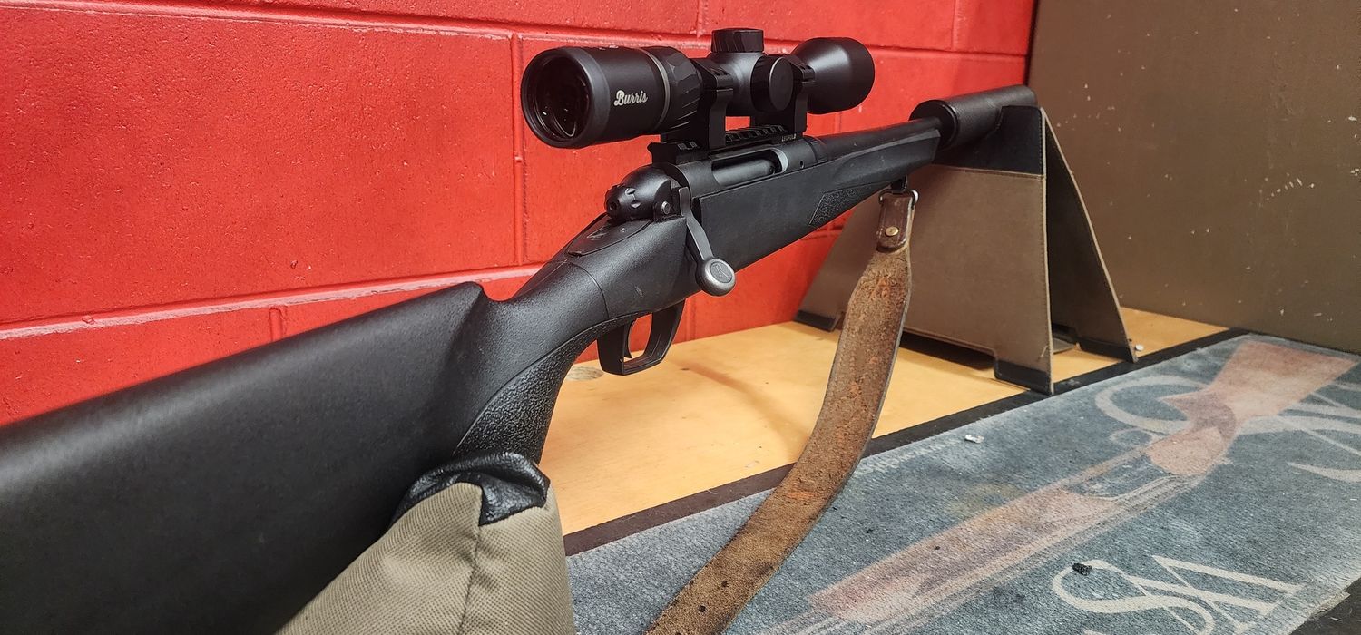 7mm08 Remington Model 783 + Burris 3-12x40 Scope + Manaray Suppressor and Sling _-Extra Mag