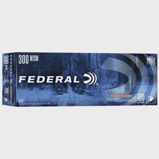300 WSM Federal 180gr SP Power Shok 20rnds