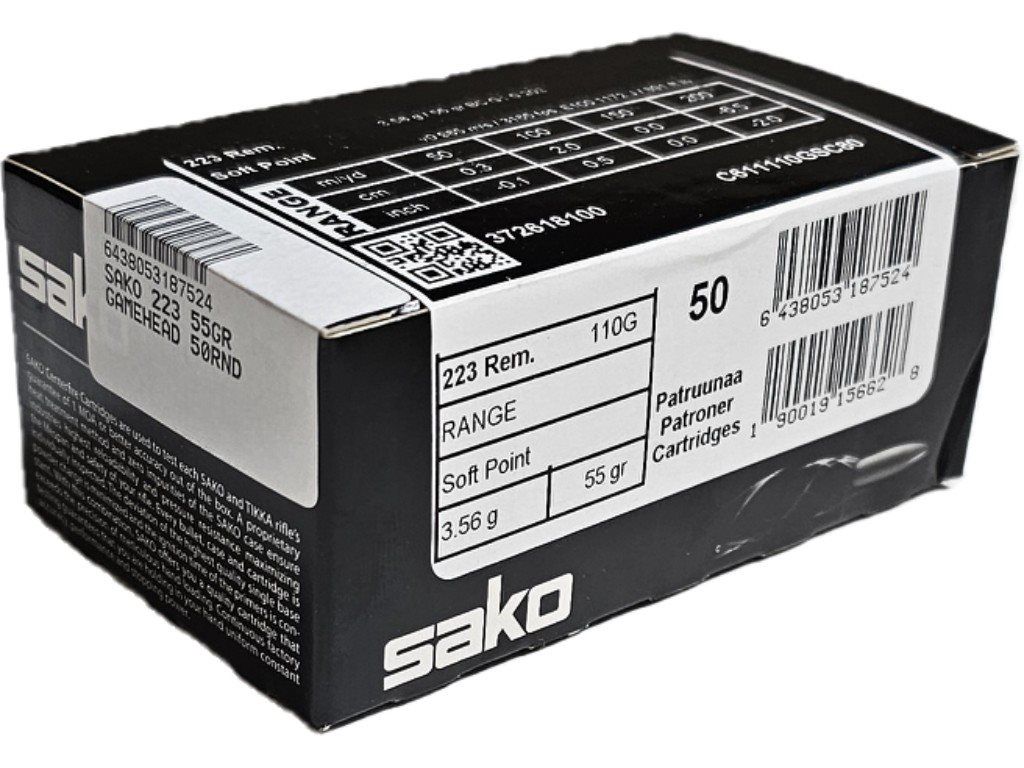 223 Sako Gamehead 55gr (50 rounds)