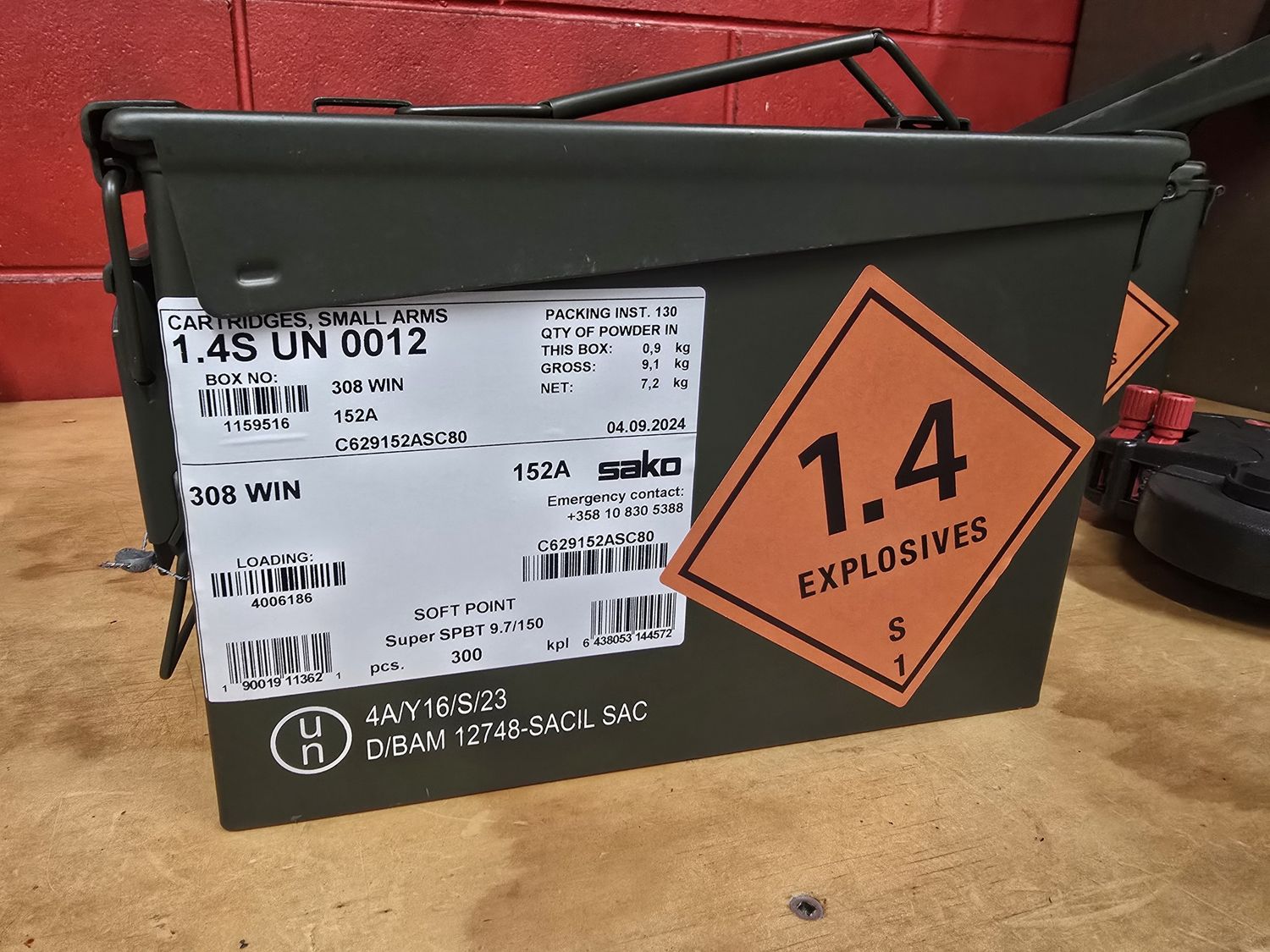 308 Sako Gamehead 150gr - Tin - 300 Rounds