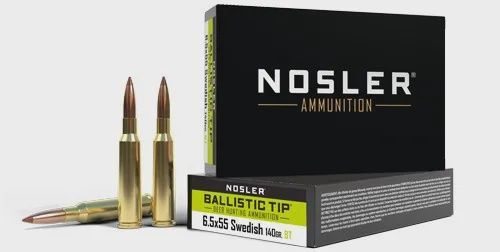 6.5x55 SE Nosler 140gr Ballitic Tip