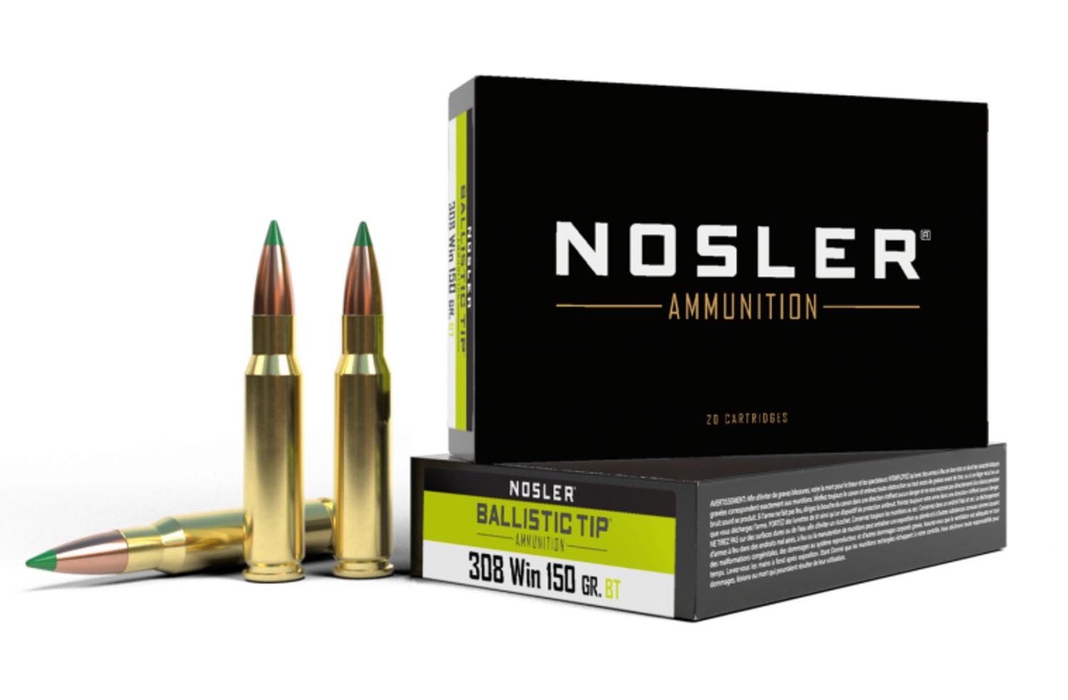 308 Nosler 150gr Ballistic Tip