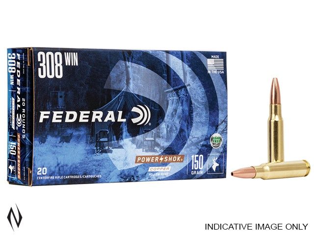 308 WIN Federal 150gr Power Shok Copper 20rnds