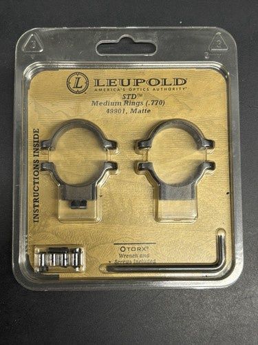 Leupold STD Medium Rings (.770)