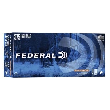 375 H&amp;H Federal Mag 300gr Power Shok 20rnds