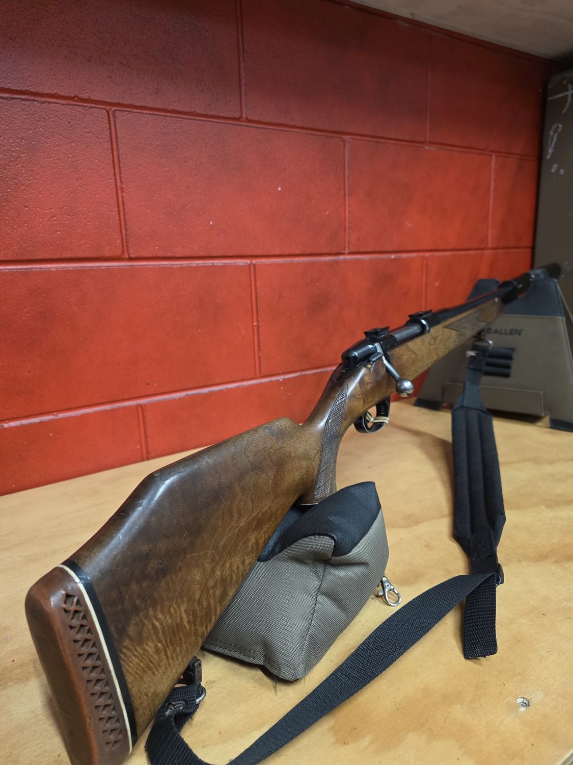 243 Husquana with Gunworks Suppressor