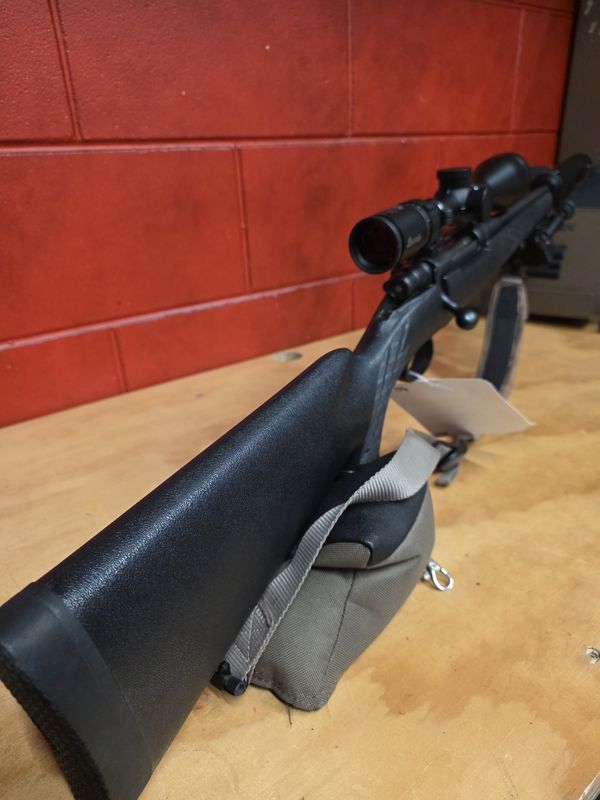 6.5x55 Husquana Carbine, Scope, Suppressor, Bipod and Strap