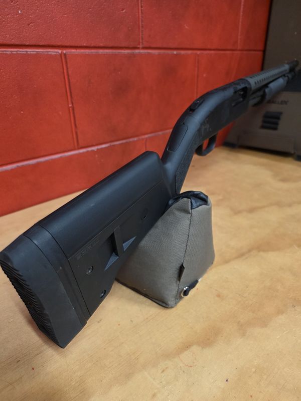 12ga Mossberg 590, Birds-Head Grip and Heat Shield
