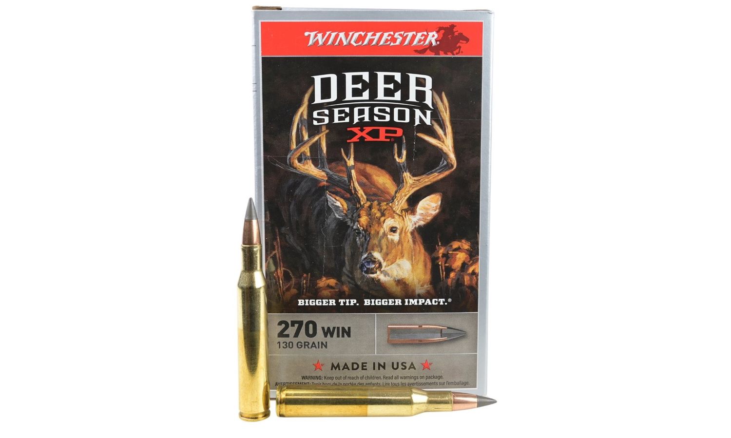 270WIN Winchester Deer Season XP 130gr Polymer Tip Extreme Point