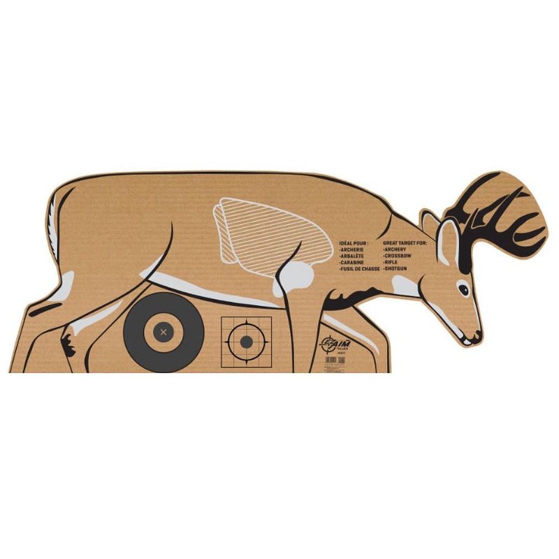 Allens EZ Aim Target Cardboard Deer, Folded