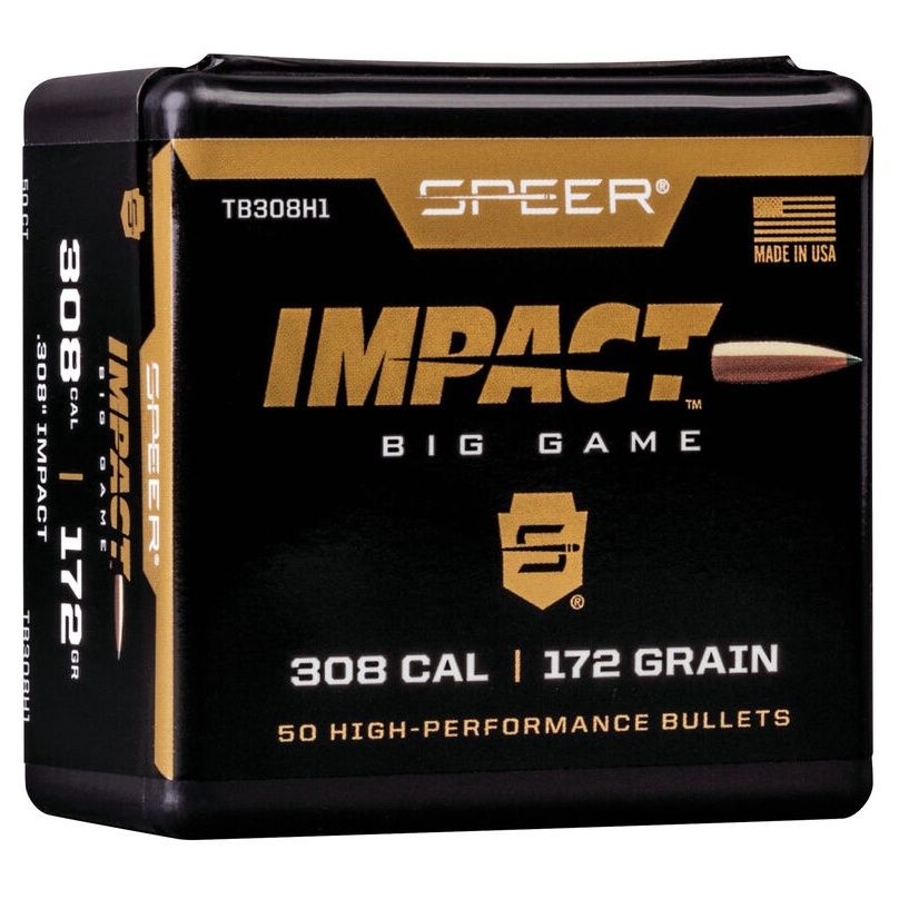 Speer 308 172gr Impact Tipped Plated CB 50PK