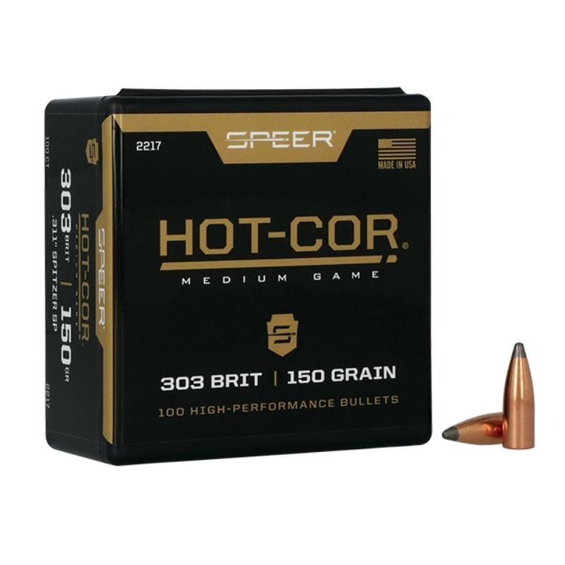 Speer 303 150gr Spitzer SP Hot-Cor 100PK