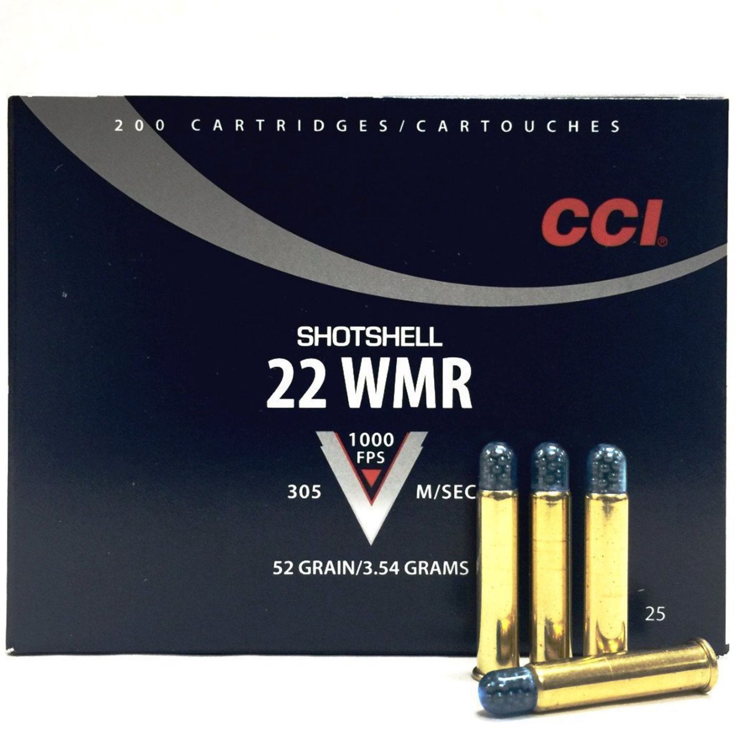 22 WMR CCI Bird Shot Shell 20rds - 1000fps
