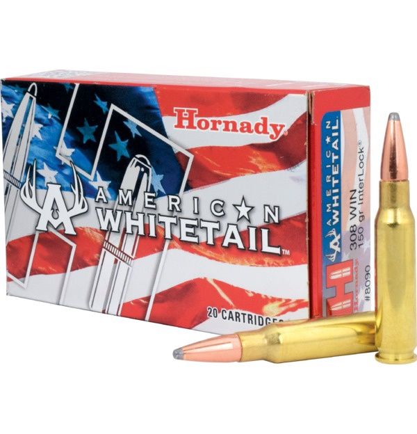308 Win 150gr Interlock SP American Whitetail Ammunitiona