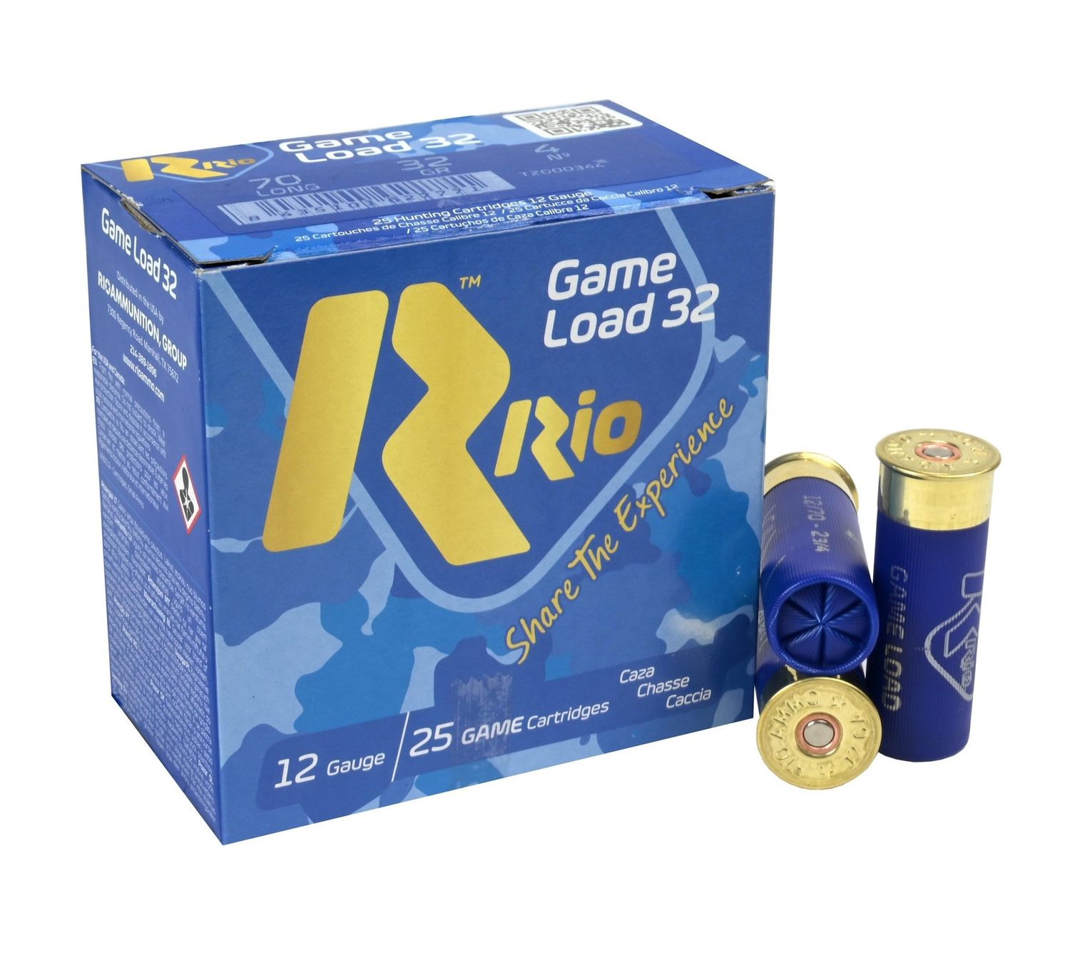 Rio 12ga 32gr #4 70mm Game Load (Lead) 250rds