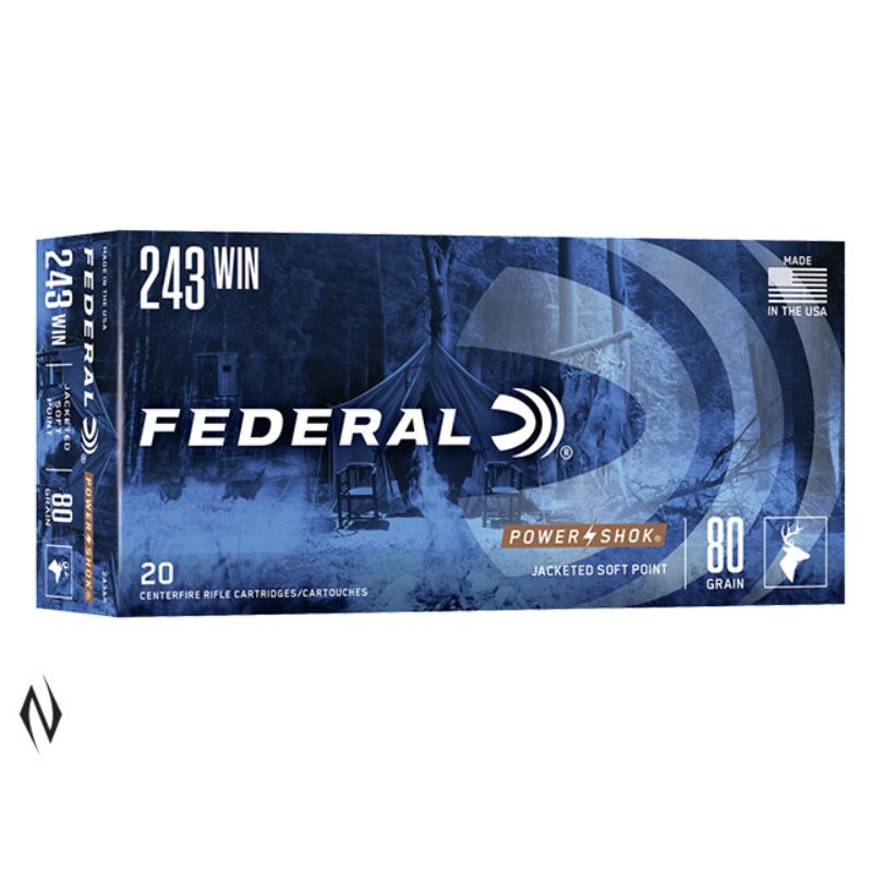 Federal 243 Win 95gr Fusion 20rds