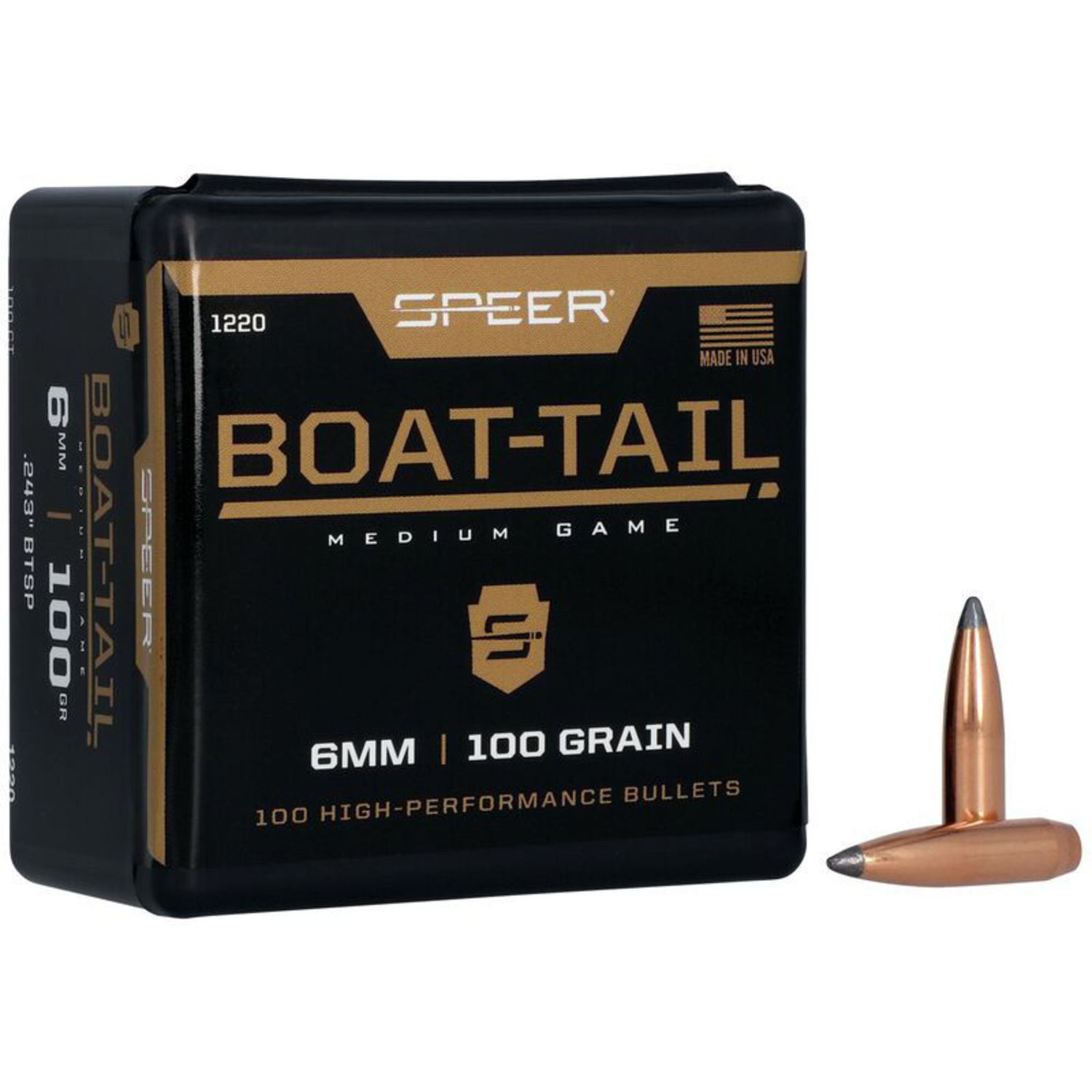 Speer 6mm 100gr BTSP