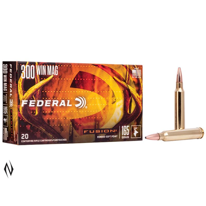 300 Win Mag  165gr Fusion 20rds