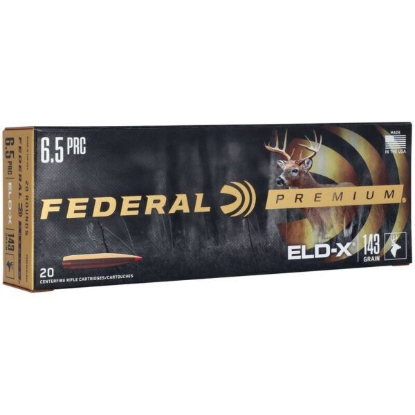 Federal 6.5 PRC 143gr Premium ELDX 20rds