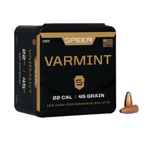 Speer 224 45gr Spitzer SP 100pk