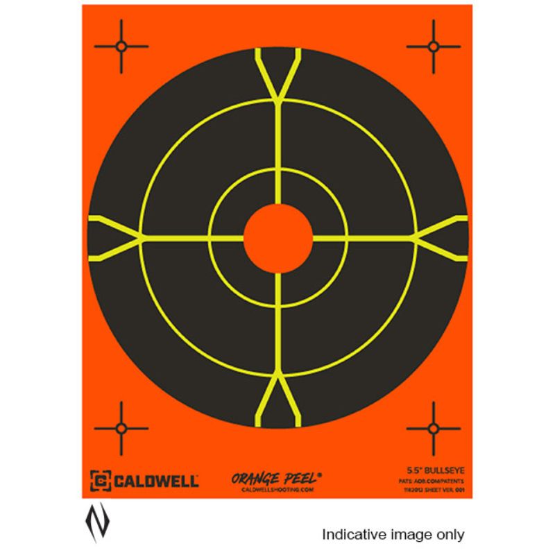 Caldwell Orange Peel Bullseye 5.5" 10 Sheets