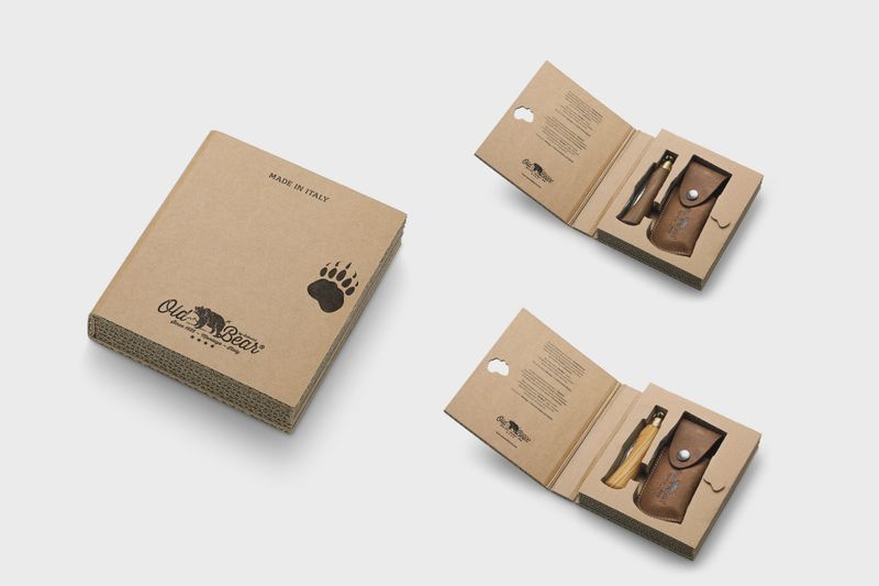 Old Bear Gift Box Walnut/Stainless