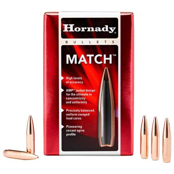 Hornady 22cal .224 dia 68gr BTHP Match 100 pack
