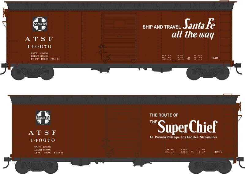 HO 40&#39; Single-Door Boxcar - Multiple Schemes