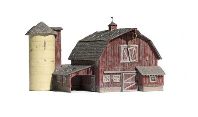 Old Weathered Barn -HO