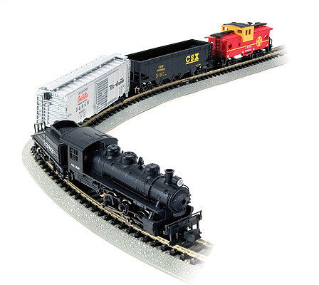 N Scale - Yard Boss Train Set -- Santa Fe