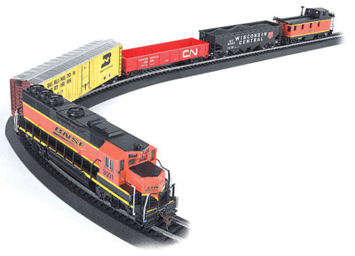 HO Scale - Rail Chief Train Set -- Burlington Northern &amp; Santa Fe