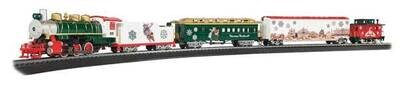 HO Scale - Norman Rockwell Christmas Express -- 0-6-0, 3 Cars, 47 x 38&quot; E-Z Track Oval, Power Pack