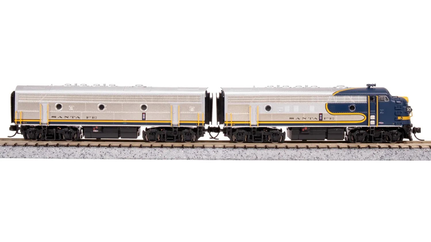 EMD F7 AB, A-UNIT PARAGON4 SOUND/DC/DCC, UNPOWERED B, N SCALE