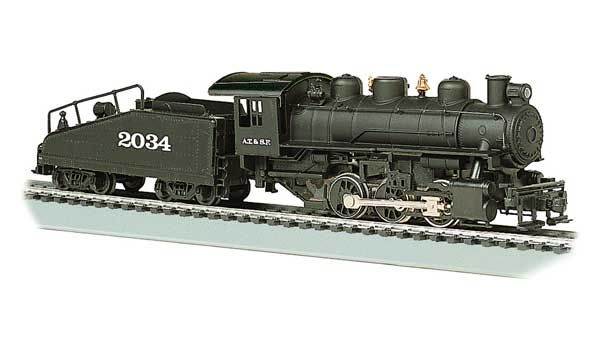 HO SCALE USRA 0-6-0 with Slope-Back Tender - Standard DC with Smoke