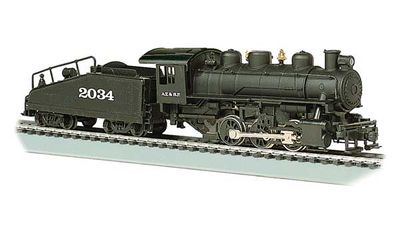 HO SCALE USRA 0-6-0 with Slope-Back Tender - Standard DC with Smoke