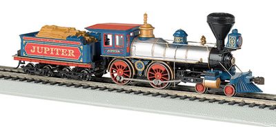 HO Scale 4-4-0 w/Wood Tender Load - Sound &amp; DCC