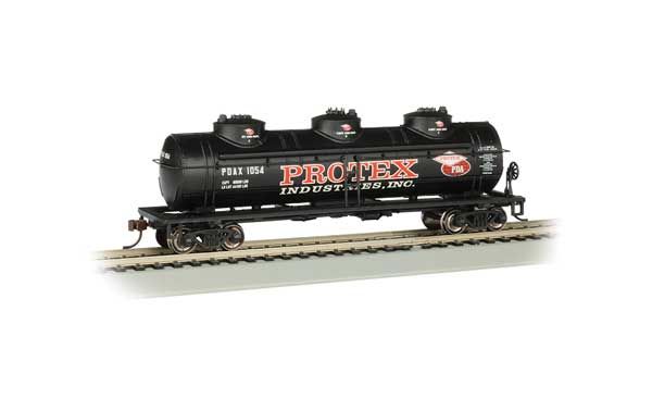 HO 40&#39; 3-Dome Tank Car - Silver Series(R)