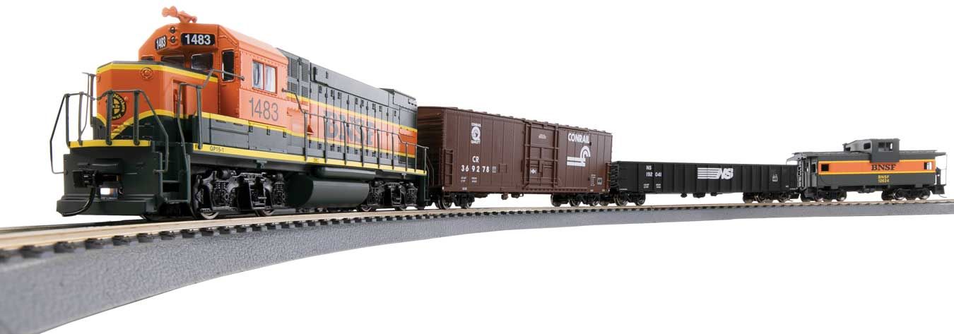 HO Flyer Express Fast-Freight Train Set