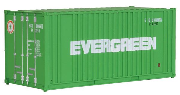 HO 20&#39; Corrugated Container with Flat Panel - Assembled