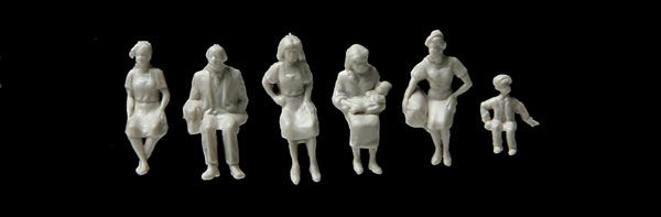 Sitting Figures -- Unpainted pkg(72)