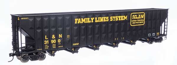 Greenville 7,000 Cubic Foot Wood Chip Hopper -Louisville &amp; Nashville (black)