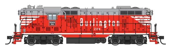 EMD GP7 Chicago, Burlington &amp; Quincy
