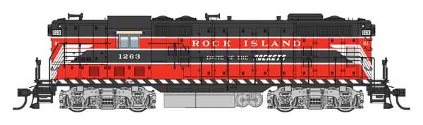 EMD GP7 Rock Island