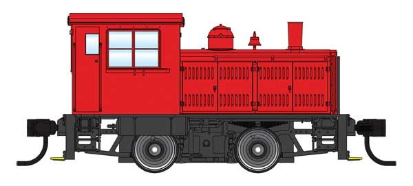 Plymouth ML-8 Industrial Switcher Red with Pilot Stripes