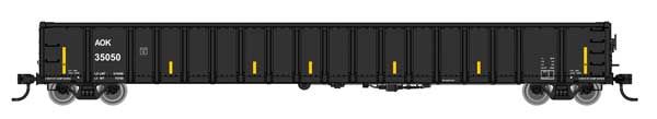 68&#39; Railgon Gondola Arkansas-Oklahoma Railroad