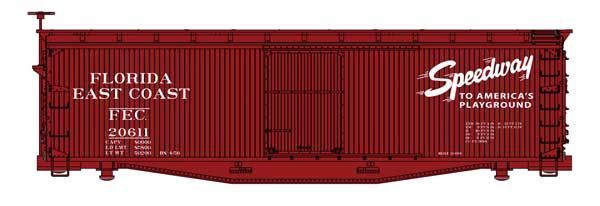 40&#39; Double Sheathed Wood Boxcar Florida East Coast