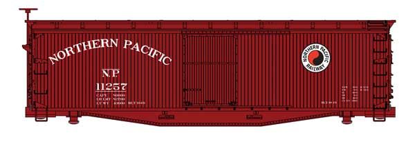 40&#39; Double Sheathed Wood Boxcar Northern Pacific