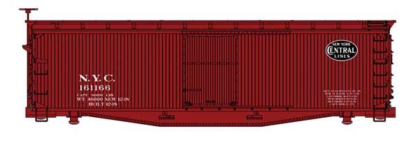 40&#39; Double Sheathed Wood Boxcar New York Central